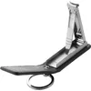Image de ZWILLING Coupe-ongles avec porte-clés (Étui en cuir avec fermeture magnétique, Lime à ongles intégrée, tranchant légèrement incurvé), Premium, noir