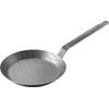Image de ZWILLING FORGÉ Poêle en Fer, Fond Épais avec Structure en Losange, pour Griller ou Saisir à Feu Vif, Ø24cm, Argent
