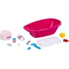 Image de Theo Klein 1675 Baby Coralie Set Baignoire | pour poupées jusqu'à 35 cm | Nombreux Accessoires de puériculture | Dimensions : 50 cm x 27 cm x 15 cm | Jouet pour Enfants à partir de 3 Ans
