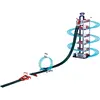 Image de Theo Klein 3310 Ford Garage 6 Niveaux Avec Looping I Hauteur Du Garage : Un Mètre Avec Rampe de Course Looping et Pont Basculant I Dimensions : 250 cm X 55 cm X 100 cm I Jouet pour Enfants Partir de 3 ans