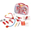 Image de Theo Klein 4395 Mallette médecin I Robuste mallette transparente avec de nombreux accessoires I Dimensions : 27 cm x 10 cm x 24 cm I Jouet pour enfants à partir de 3 ans
