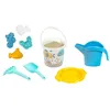 Image de Theo Klein 7620 Set de Plage - Monde Aquatique | avec Tamis et arrosoir | avec moules à Sable, Pelle et râteau | Plastique recyclé | Anti-UV | Jouet pour Enfants à partir de 18 Mois.