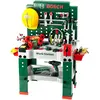 Image de Klein 8485 Etabli Bosch N° 1 | Avec 150 pièces différentes | Visseuse électronique, set de construction, ponçeuse et beaucoup d’autres accessoires | Dimensions : 62 cm x 42 cm x 100 cm | Dès 3 ans