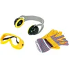 Image de Theo Klein 8535 Set d'accessoires Bosch, 3 pièces - Casque Anti-Bruit, Paire de Lunettes de Travail, Paire de Gants de Travail - Dimensions Emballage : 19,5 x 7 x 33,5 cm - pour Enfants dès 3 Ans