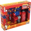 Image de Theo Klein 8950 Set de Pompier, 7 pièces - Masque à gaz, Lampe Torche avec Fonction Lumineuse, extincteur avec Fonction vaporisation, téléphone, sifflet, mégaphone et Badge - pour Enfants dès 3 Ans