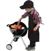 Image de Theo Klein 9466 Barbecue à Couvercle Weber One Touch Premium, Barbecue pour Enfants avec Effets Sonores et Lumineux et de Nombreux Accessoires, Anti-UV, Jouet pour Enfants à Partir de 3 Ans