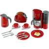 Image de Theo Klein 9564 Set petit déjeuner Bosch | Composé d'un grille| p ain, d*une cafetière automatique, d'une bouilloire et de beaucoup d'autres accessoires | Dimensions de l'emballage : 44,5 cm x 13 cm x 34 cm | Jouet pour enfants à partir de 3 ans