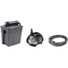Image de Pontec set filtre étang 8000 avec filtre uv et pompe Plastique, Noir