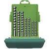 Image de Heller 3015 18037 5 carbure de tungstène Jeu de forets spiralés pour pierre 7 pièces 4 mm, 5 mm, 6 mm, 8 mm, 10 mm, 12 mm tige cylindrique 1 set