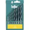 Image de Heller 205241 Jeu de forets pour le bois 8 pièces 3 mm, 4 mm, 5 mm, 6 mm, 7 mm, 8 mm, 9 mm, 10 mm tige cylindrique 1 set