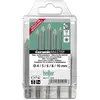 Image de Jeu de forets pour verre et carrelage Heller QuickBit® CeramicMaster 24942 1/4 (6,3 mm) 4 mm, 5 mm, 6 mm, 8 mm, 10 mm 1 set 5 pièces