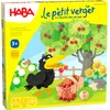 Image de HABA - Petit Verger - Jeu de Société Coopératif pour Enfant-Jeu de Dés et de Mémoire - Favorise la Reconnaissance des Couleurs et l'esprit d'équipe - 3 Ans - 003460