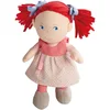 Image de HABA 5737 - Poupée Mirli - 20 cm - Première poupée bébé à Queue de Cochon Rouge pour Les Enfants de 6 Mois et Plus