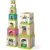Image de HABA On The Farm Cubes gigognes et empilables en carton robuste   Chiffres de 1 à 10