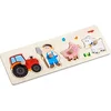Image de HABA 303185   Puzzle de préhension en Bois avec Motifs de Ferme et Grands Boutons en Bois à saisir   Jouet en Bois à partir de 12 Mois
