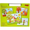 Image de HABA 303386 - Boîte de Jeu magnétique Les 4 Saisons - 90 pièces magnétiques avec 4 scènes de Fond dans Un étui de Transport en Carton