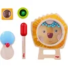 Image de HABA - Coffret Musical Léo Le Lion - Apprendre Les Sons et rythmes - Effets accoustiques - Cadeau Enfant - 2 Ans et Plus - 306328