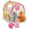 Image de HABA - Boîte à Formes Petite Ferme en Bois PEFC - Connaître Les Animaux - Boîte transportable - 12 Mois et Plus - 306625