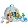 Image de HABA - Univers de Jeu Zoo - Jeu de Construction Animaux - Figurines - Enfant - Boîte transportable - Dès 18 Mois - 306941