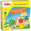 Image de HABA - Mes Premiers Jeux - Couleurs et Formes avec Tilda - Jeux de société Enfant - Un Jeu de coopération et de classement - 2 Ans - 307045