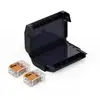 Image de CellPack 407860 EASY-PROTECT/222 Boîte de gel pour bornes de raccordement flexible: 0.2-4 mm² rigide: 0.2-4 mm² Nombre de pôles: 2 1 pc(s) noir Piece