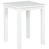 Image de Inter Link - Table d'appoint en Bois - Petite Table en pin Massif avec veinure Naturelle - Table en Bois comme Table Basse, Table de Salon, Table Basse - 45 x 45 x 55 cm - Blanc