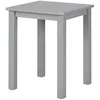 Image de Inter Link - Table d'appoint en Bois - Petite Table en pin Massif avec veinure Naturelle - Table en Bois comme Table Basse, Table Basse, Table de Salon - 45 x 45 x 55 cm - Gris