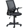 Image de Inter Link - Chaise pivotante - Chaise de bureau - Fauteuil pivotant - Idéal pour le bureau à domicile - Noir - Jilli