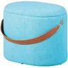 Image de Inter Link Pouf, Tissu : MDF^polyuréthane, Bleu, 42 x 30 x 36 cm