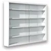 Image de Inter Link - Vitrine Murale pour Objets de Collection   Armoire de rangement avec 4 étagères   5 Compartiments - pour Miniatures - MDF -Blanc (80x60x9.5 cm) Compilati