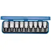 Image de Gedore 6156250 6 pans intérieurs Jeu de douilles-embouts 5 mm, 6 mm, 7 mm, 8 mm, 9 mm, 10 mm, 12 mm, 14 mm, 17 mm 9 pièces 1/2 (12.5 mm)