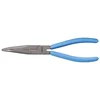 Image de GEDORE 8132 AB-160 TL Needle Nose Pliers 160 mm Single Component Handle with Cutting Edge Serrated Angled Shape