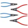 Image de Gedore 1692283 Jeu de pinces Adapté pour (pinces pour circlips) circlips intérieurs et extérieurs 19-60 mm 19-60 mm Forme de la panne (détails) droite, coudée