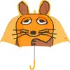 Image de Playshoes DIE MAUS 3D Regenschirm Die MAUS Parapluie, Jaune (Gelb 12), Taille Unique Fille
