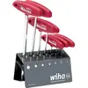 Image de Wiha 6kant-Schraubendrehersatz 7-tlg mit Quergriff i.Ständer pour latelier Jeu de tournevis 7 pièces 6 pans intérieurs