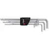 Image de Wiha 6 pans intérieurs Jeu de clés mâles coudées 1.5 mm, 2 mm, 2.5 mm, 3 mm, 4 mm, 5 mm, 6 mm, 8 mm, 10 mm 9 pièces
