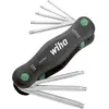Image de Wiha Wiha PocketStar, 120 mm TORX® intérieur Jeu de clés mâles coudées T 9, T 10, T 15, T 20, T 25, T 27, T 30, T 40 8 pièces