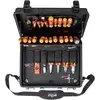 Image de Mallette à outils équipée Wiha 40523 pour électricien, pour les artisans, pour apprentis, pour professionnels, VDE 81 pièces (L x l x H) 510 x 420 x 220 mm