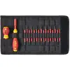 Image de Jeu de tournevis Wiha slimVario VDE 1 set vis à fente, cruciforme Phillips, Pozidriv, plus/moins, TORX, hexagonal