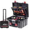 Image de Wiha XL 2 Trolley 45795 pour électricien, pour les artisans, pour apprentis, pour professionnels, VDE Mallette à outils équipée 60 pièces
