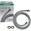 Image de hansgrohe Isiflex - Flexible de douche universel 1,25 m, tuyau de douche avec protection anti-pliure et écrou tournant anti-torsion, avec joints d'étanchéité, Chromé