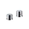 Image de AXOR Starck Robinetterie sur gorge de baignoire, Mitigeur thermostatique, 10480000,