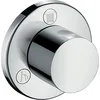 Image de hansgrohe Set de finition pour robinet d'arrêt et inverseur Trio/Quattro pour solution encastrée, chromé, 15932000
