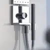 Image de AXOR Starck ShowerCollection Set de douche avec raccord mural coudé et support, 2 jets, 10651000,