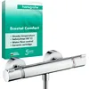 Image de hansgrohe Ecostat Comfort - Mitigeur de douche thermostatique, Robinet de douche avec arrêt de sécurité (SafetyStop) à 40°C, Thermostat rond, 1 sortie, Chromé, 13116000