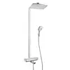 Image de hansgrohe Raindance Select E Colonne de douche en applique avec bec déverseur, Mitigeur thermostatique, 27113000,