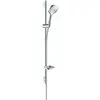 Image de hansgrohe Raindance Select E Ensemble de douche 120 3 jet EcoSmart 9 l/min avec barre Unica'S puro 90 cm et porte-savon, chromé, 26623000