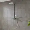 Image de hansgrohe Raindance Select E Colonne de douche en applique avec mitigeur thermostatique, 27127400,