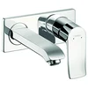 Image de hansgrohe Metris Metris Mitigeur lavabo encastré mural, Bec court 165mm, chromé, 31251000