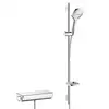 Image de hansgrohe Raindance Select E Mitigeur thermostatique de douche en applique, 27039400,